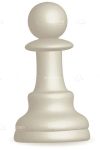 White Pawn Chess Piece